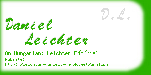 daniel leichter business card